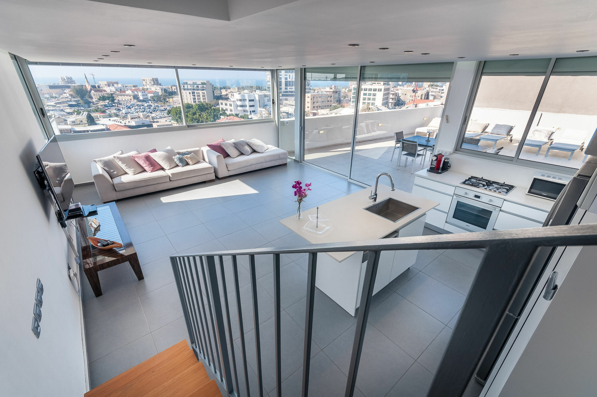 Appartement Abarbanel St Incredible Penthouse à Tel-Aviv Extérieur photo