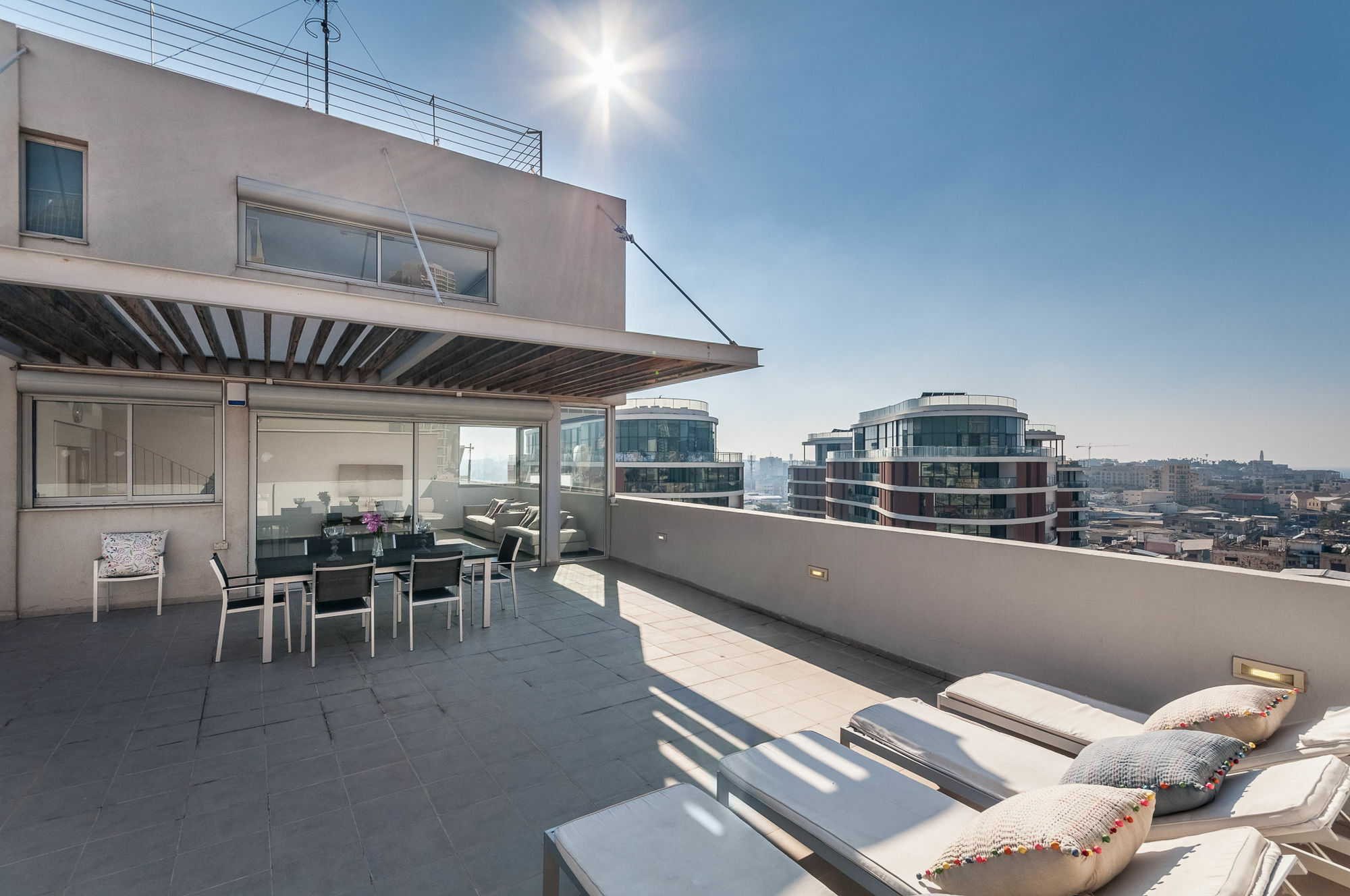 Appartement Abarbanel St Incredible Penthouse à Tel-Aviv Extérieur photo