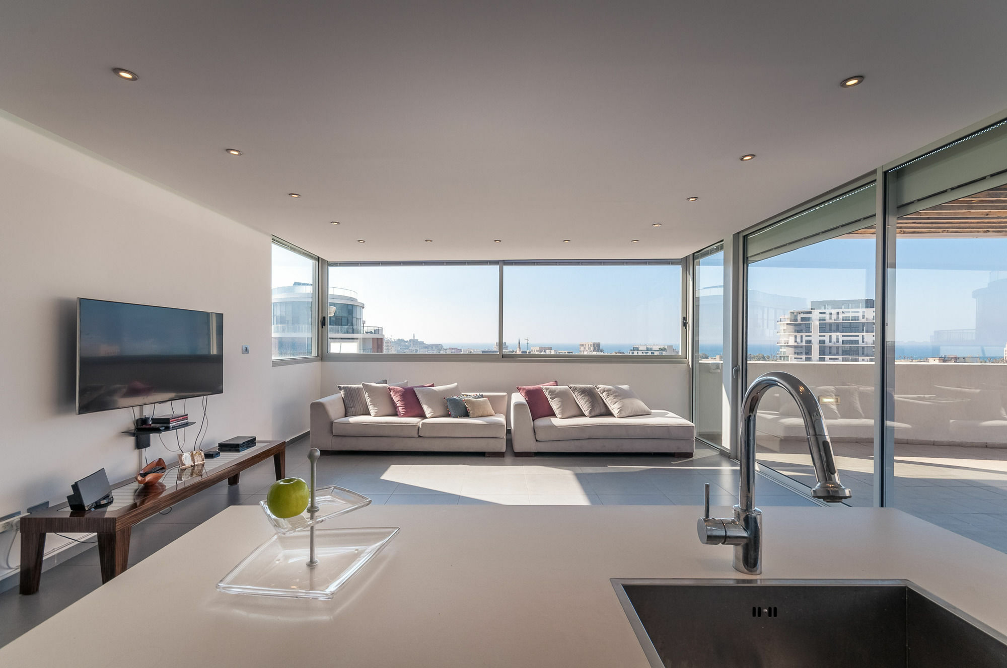 Appartement Abarbanel St Incredible Penthouse à Tel-Aviv Extérieur photo