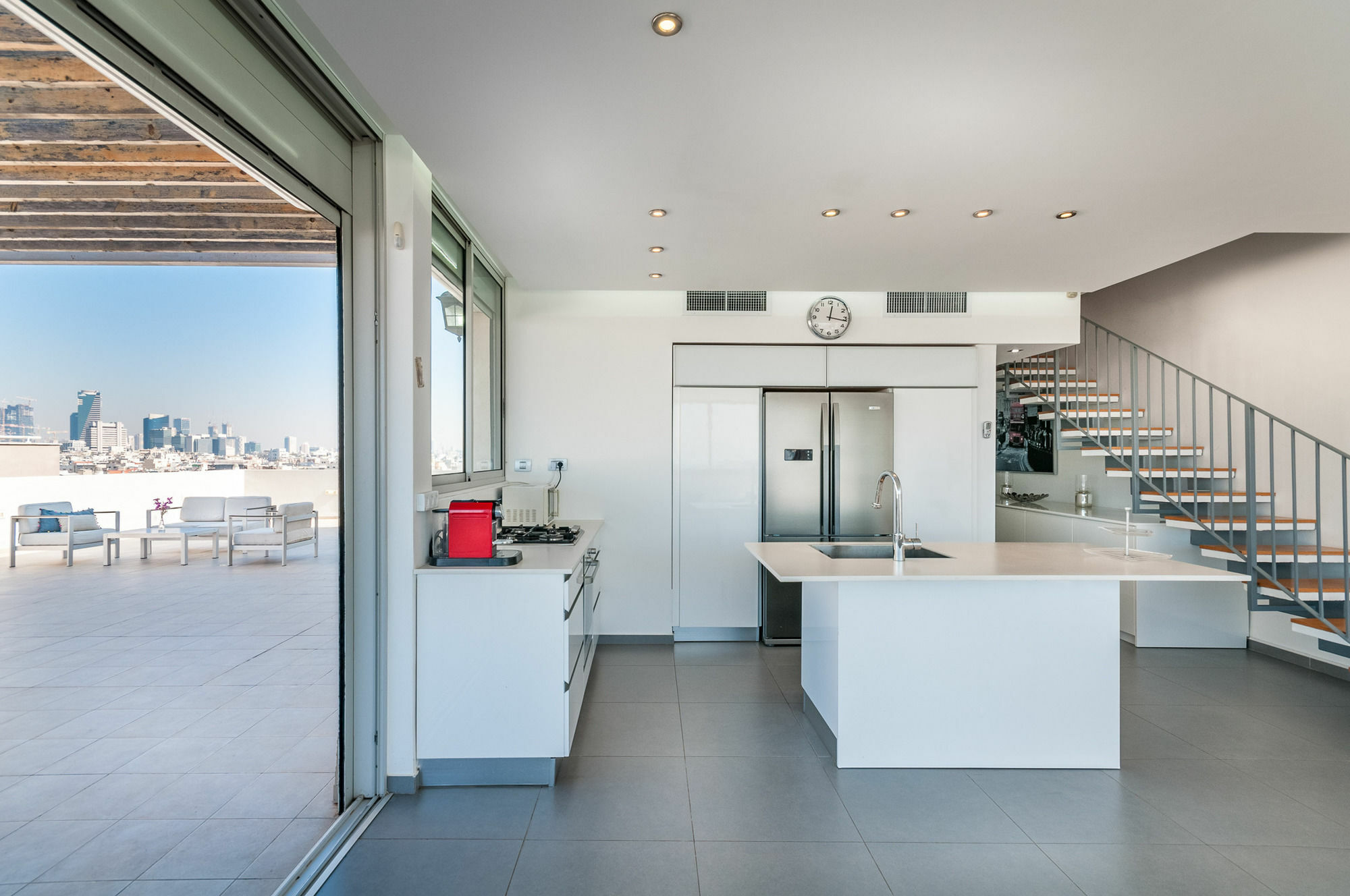 Appartement Abarbanel St Incredible Penthouse à Tel-Aviv Extérieur photo