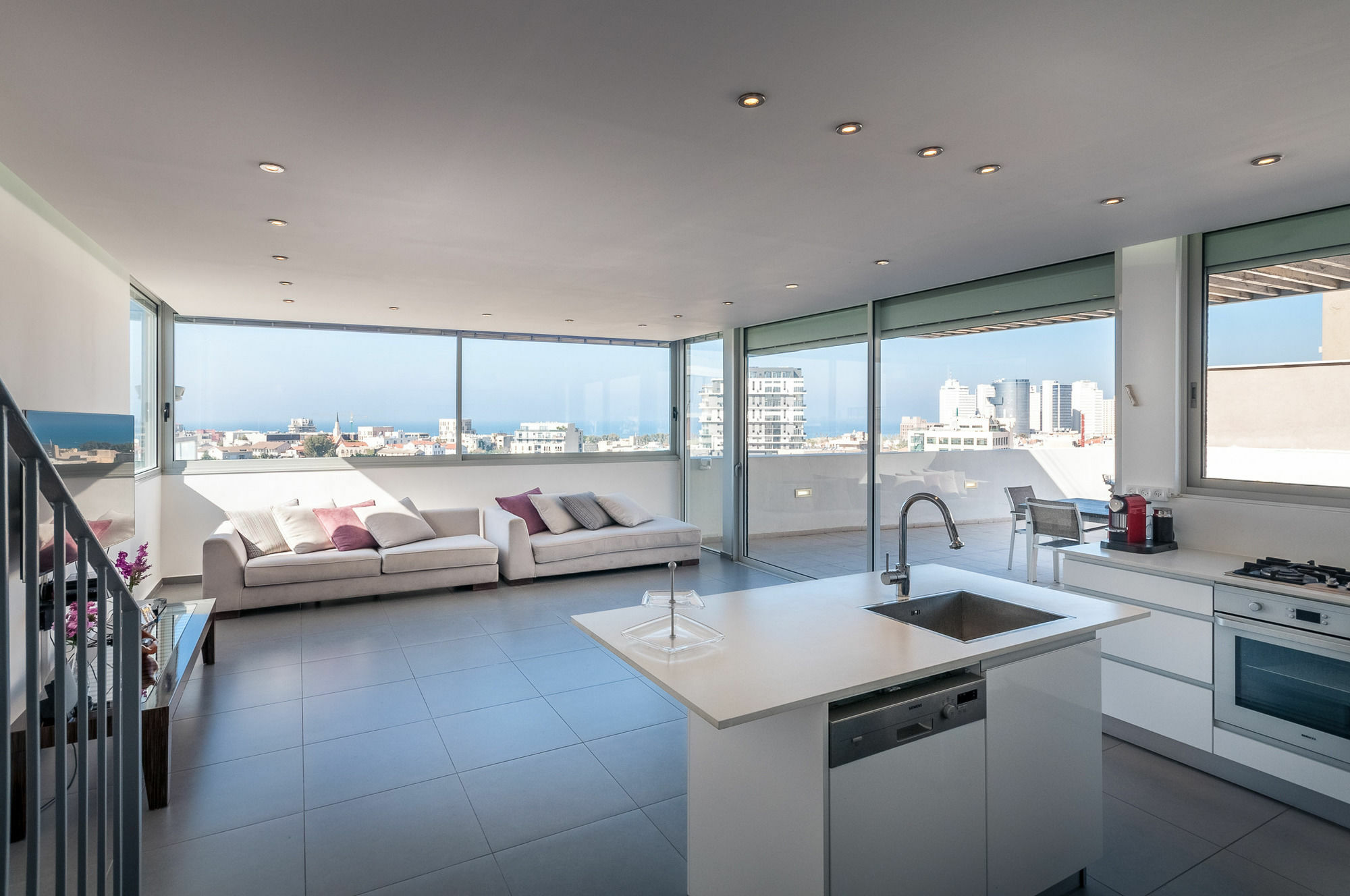 Appartement Abarbanel St Incredible Penthouse à Tel-Aviv Extérieur photo