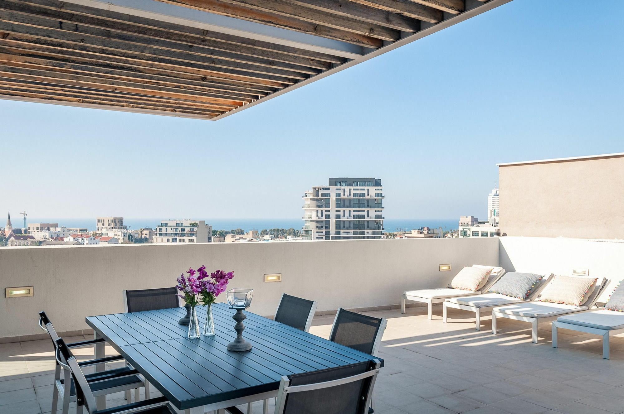Appartement Abarbanel St Incredible Penthouse à Tel-Aviv Extérieur photo